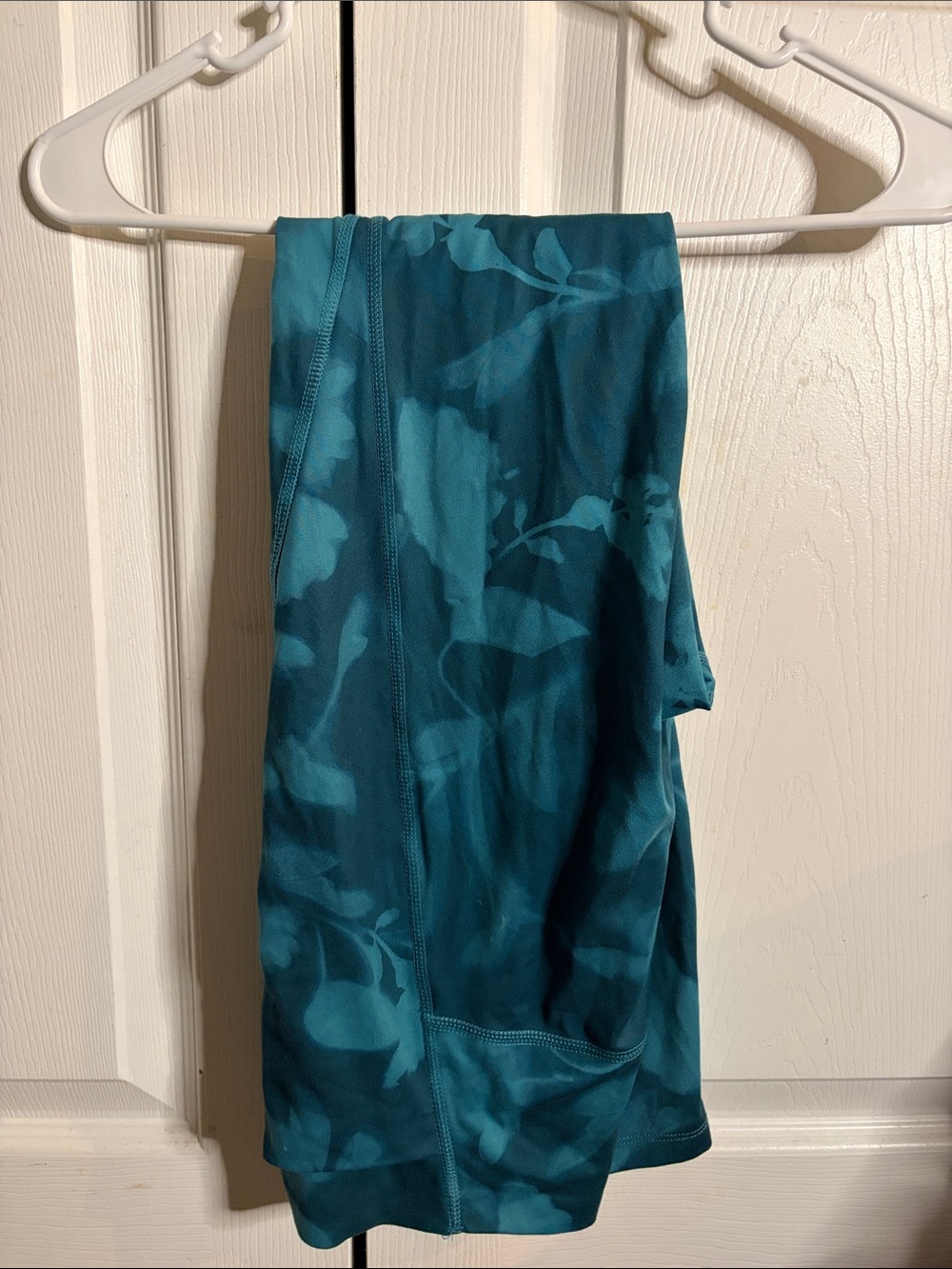 Tie-Dye Blue Athletic Leggings